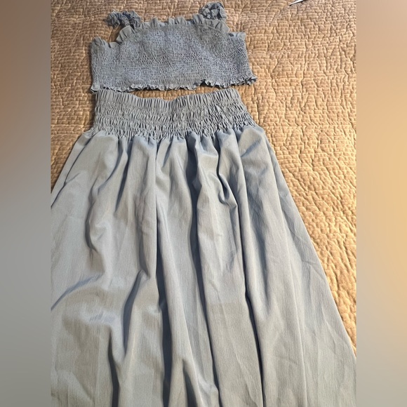 SHEIN Dresses & Skirts - SHEIN XXL Blue Skirt Matching Set